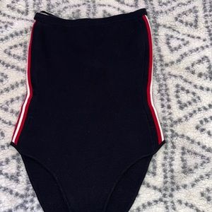 Urban Outfitters Strapless black bodysuit